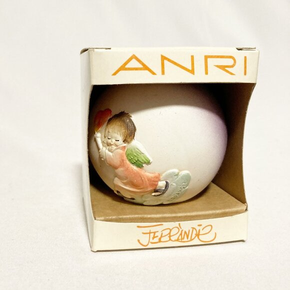 ANRI Toriart by Ferrandiz 1980 Limited Edition Handmade Ball Christmas Ornament - Picture 1 of 8